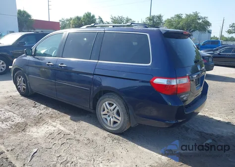 2007 Honda Odyssey Ex-L из США, поврежденный, VIN 5FNRL38687B096593